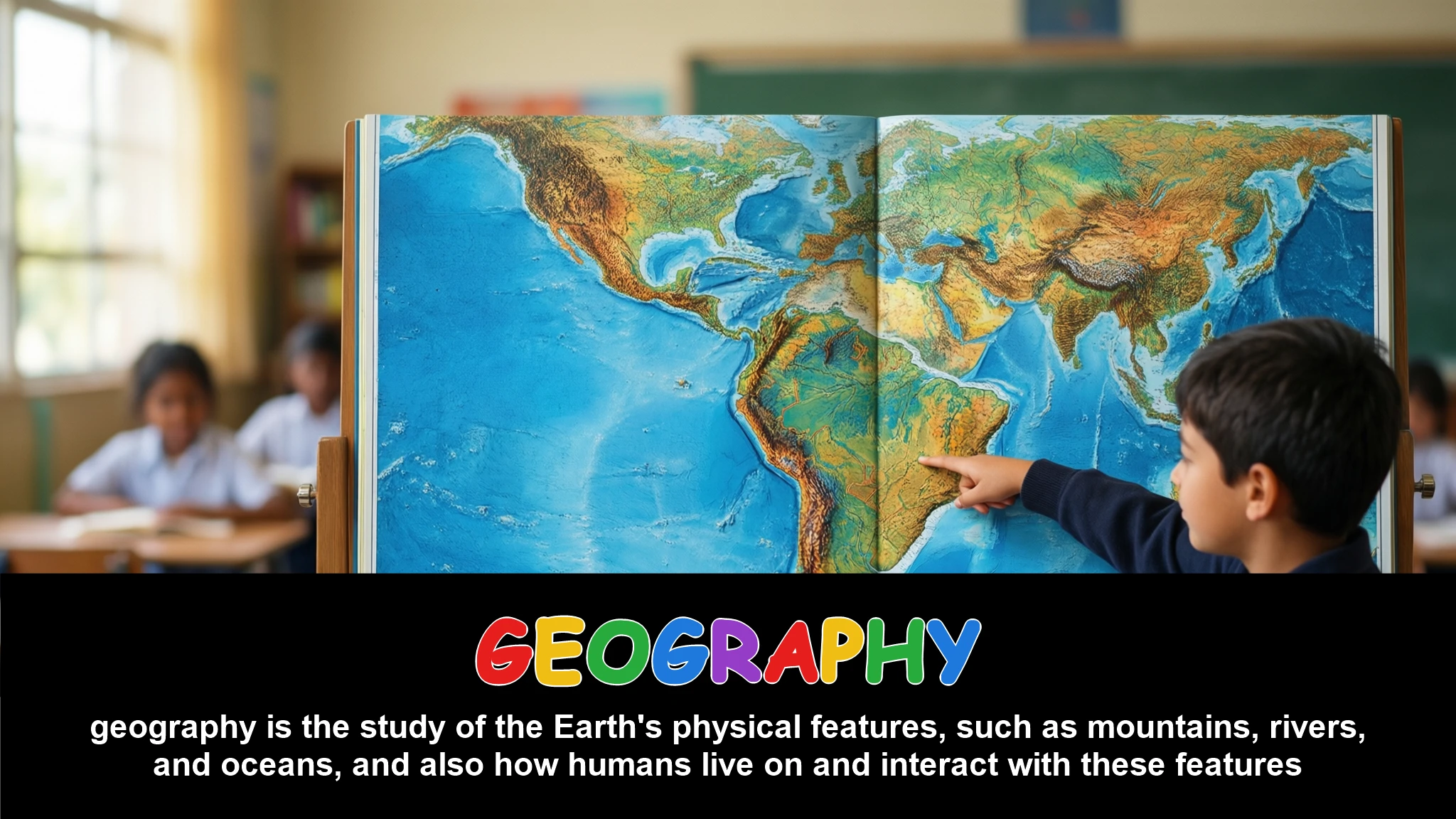 English Illustration for geography